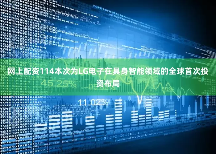 网上配资114本次为LG电子在具身智能领域的全球首次投资布局