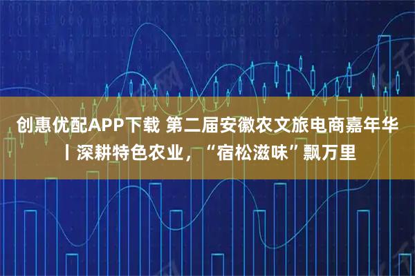 创惠优配APP下载 第二届安徽农文旅电商嘉年华丨深耕特色农业，“宿松滋味”飘万里
